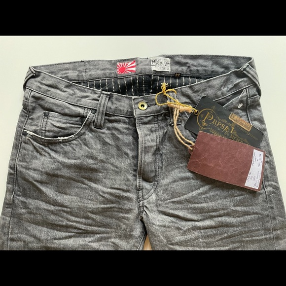 PRPS NOIR Grey Jeans Size 32 Made in Japan - Picture 5 of 7